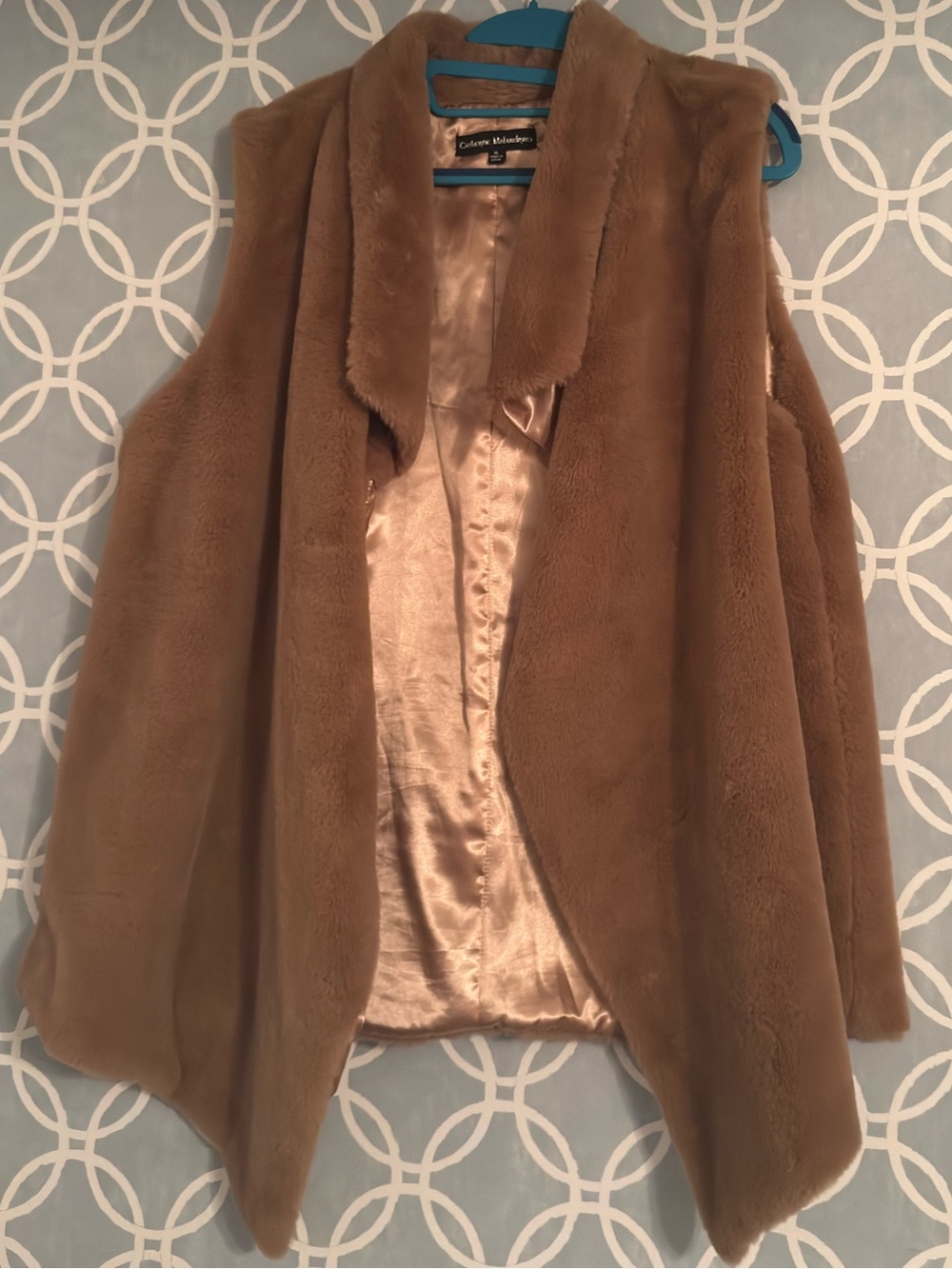 Faux fur vest